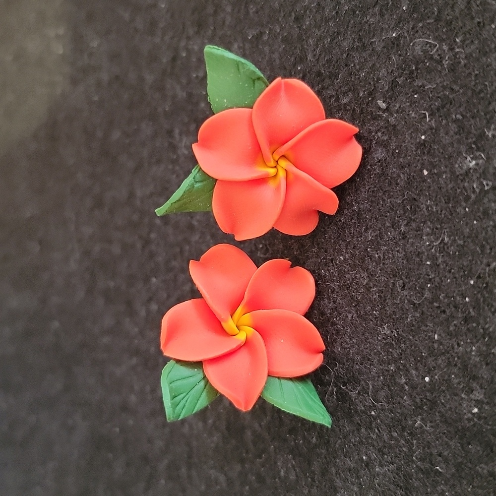 Pierced Flower Earrings